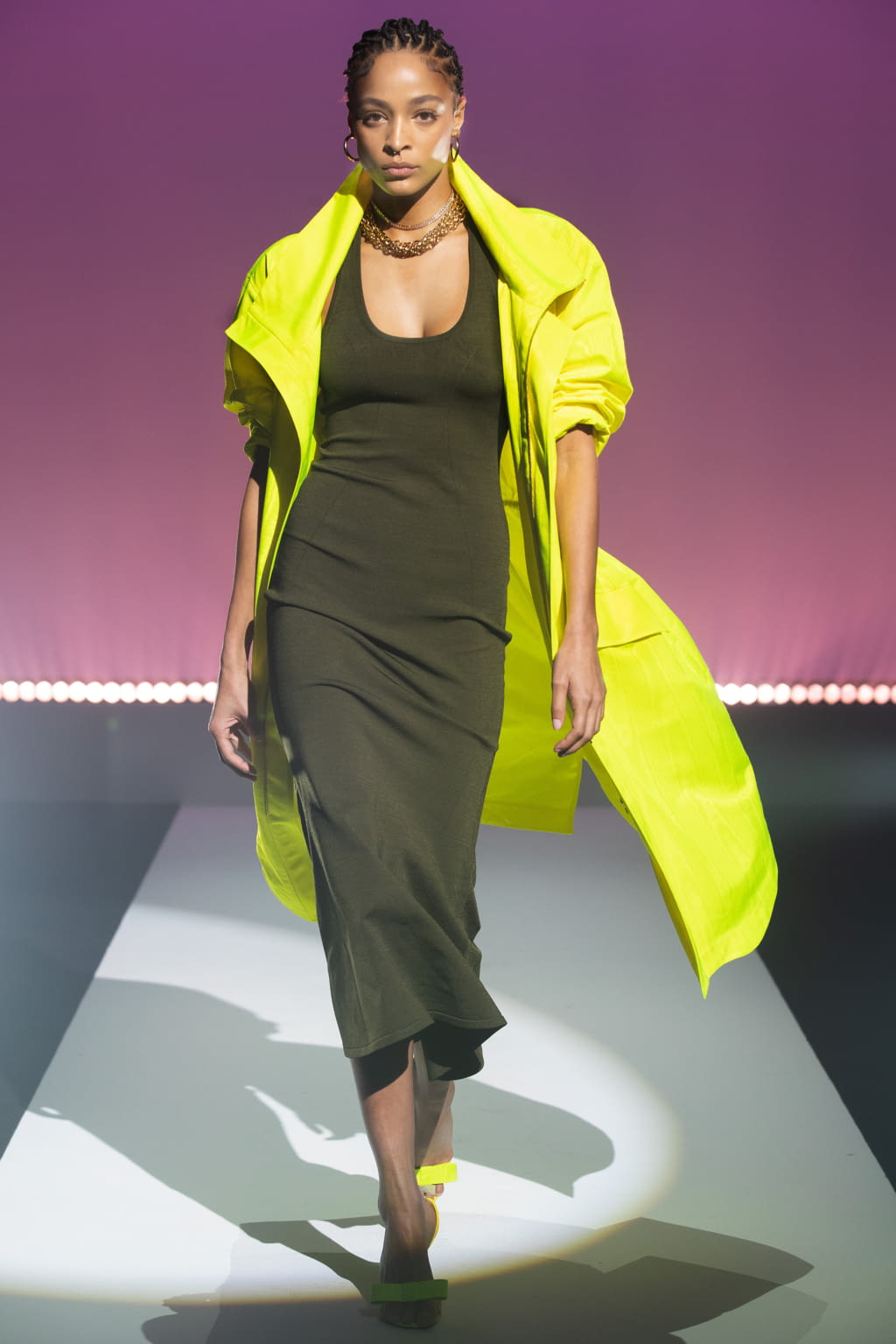 Fashion Week New York Spring/Summer 2021 look 37 from the Brandon Maxwell collection womenswear