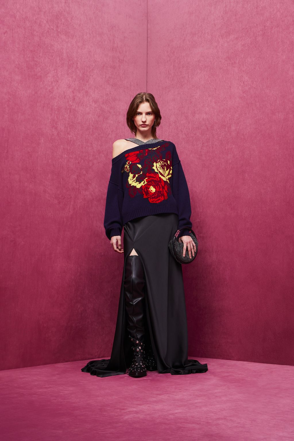 Fashion Week Paris Fall/Winter 2024 look 34 de la collection Sonia Rykiel womenswear