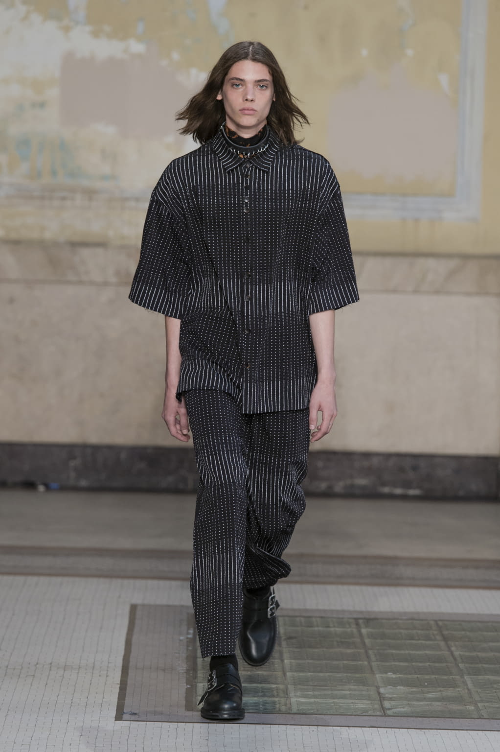 Fashion Week Milan Spring/Summer 2017 look 34 from the Damir Doma collection menswear
