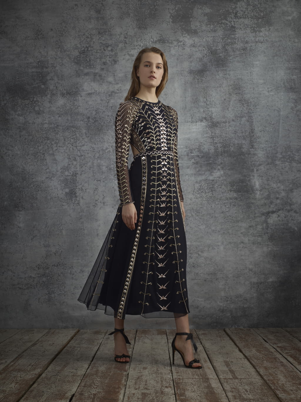 Fashion Week London Pre-Fall 2018 look 22 from the Temperley London collection womenswear