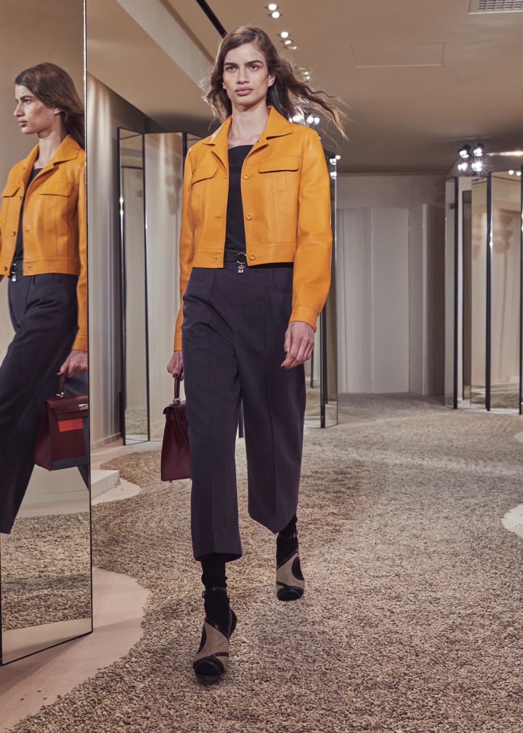 Fashion Week Paris Resort 2018 look 35 from the Hermès collection womenswear