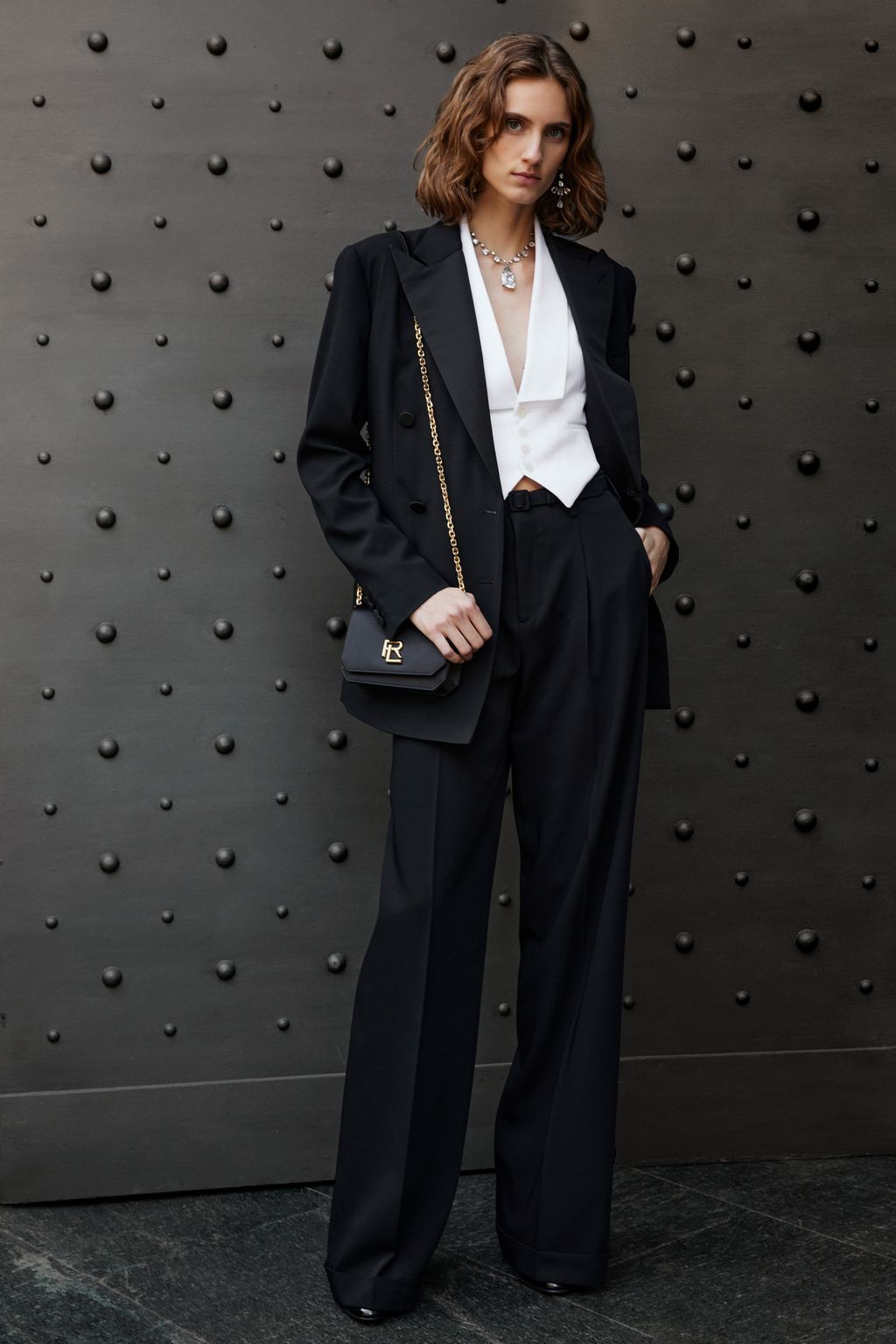 Fashion Week New York Fall/Winter 2023 look 38 from the Ralph Lauren Collection collection 女装