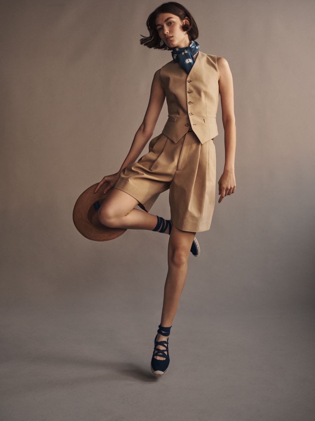 Fashion Week New York Spring/Summer 2024 look 4 de la collection Polo Ralph Lauren womenswear