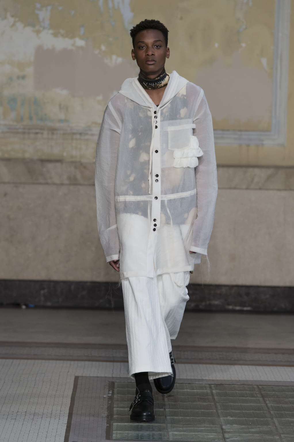 Fashion Week Milan Spring/Summer 2017 look 4 de la collection Damir Doma menswear