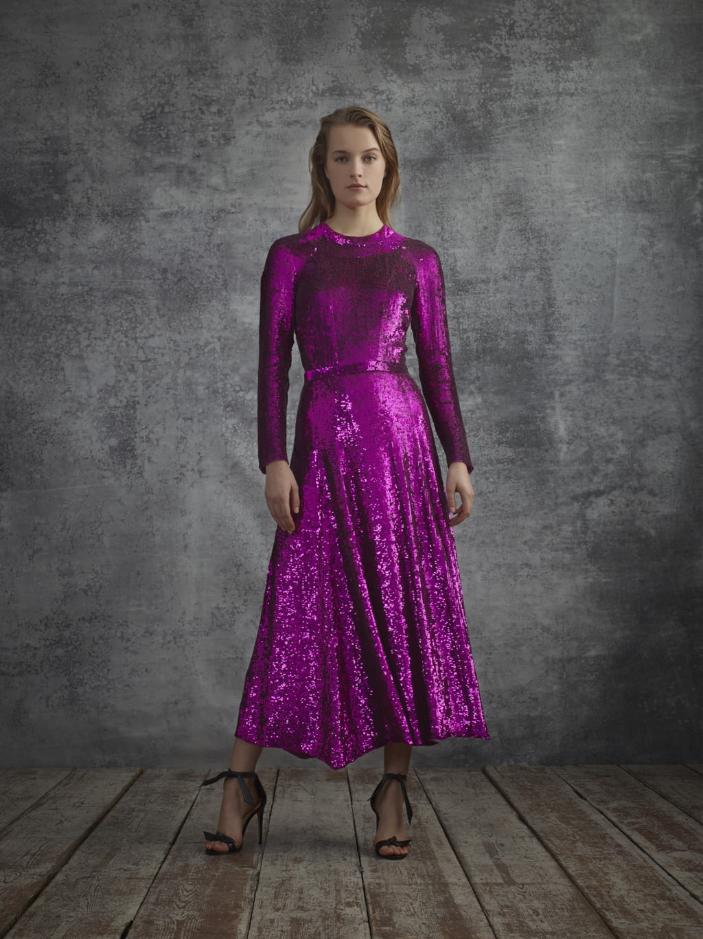 Fashion Week London Pre-Fall 2018 look 25 from the Temperley London collection 女装
