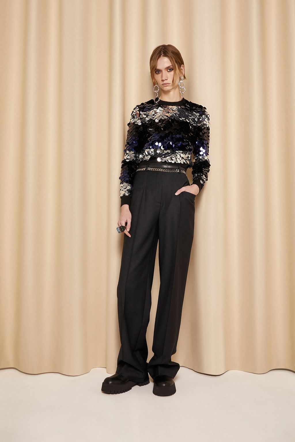 Fashion Week Paris Fall/Winter 2023 look 42 from the Sonia Rykiel collection 女装