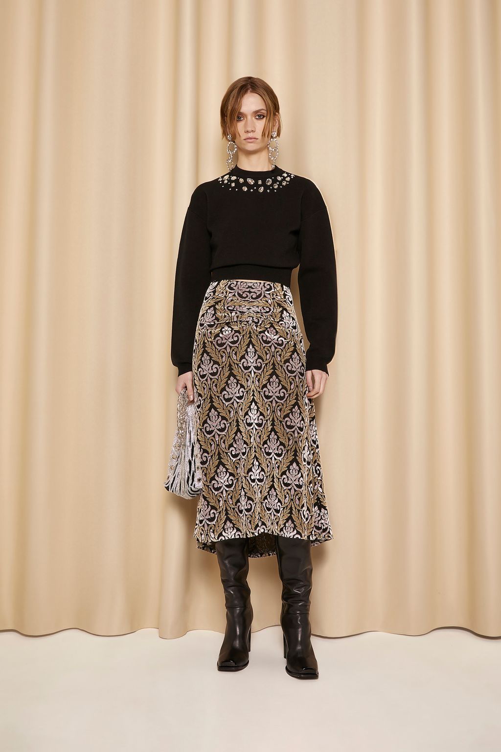 Fashion Week Paris Fall/Winter 2023 look 43 from the Sonia Rykiel collection womenswear