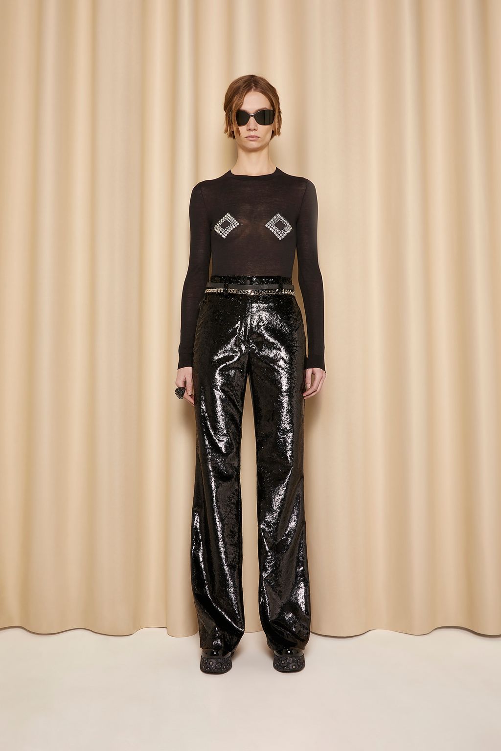 Fashion Week Paris Fall/Winter 2023 look 46 from the Sonia Rykiel collection 女装