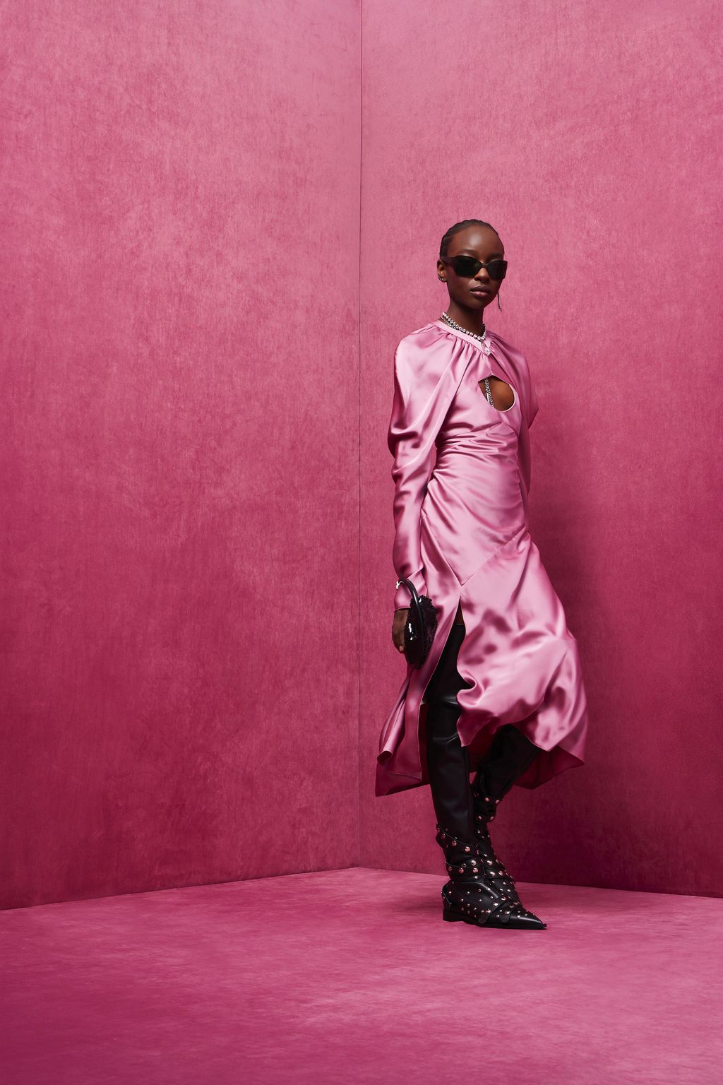 Fashion Week Paris Fall/Winter 2024 look 6 de la collection Sonia Rykiel womenswear