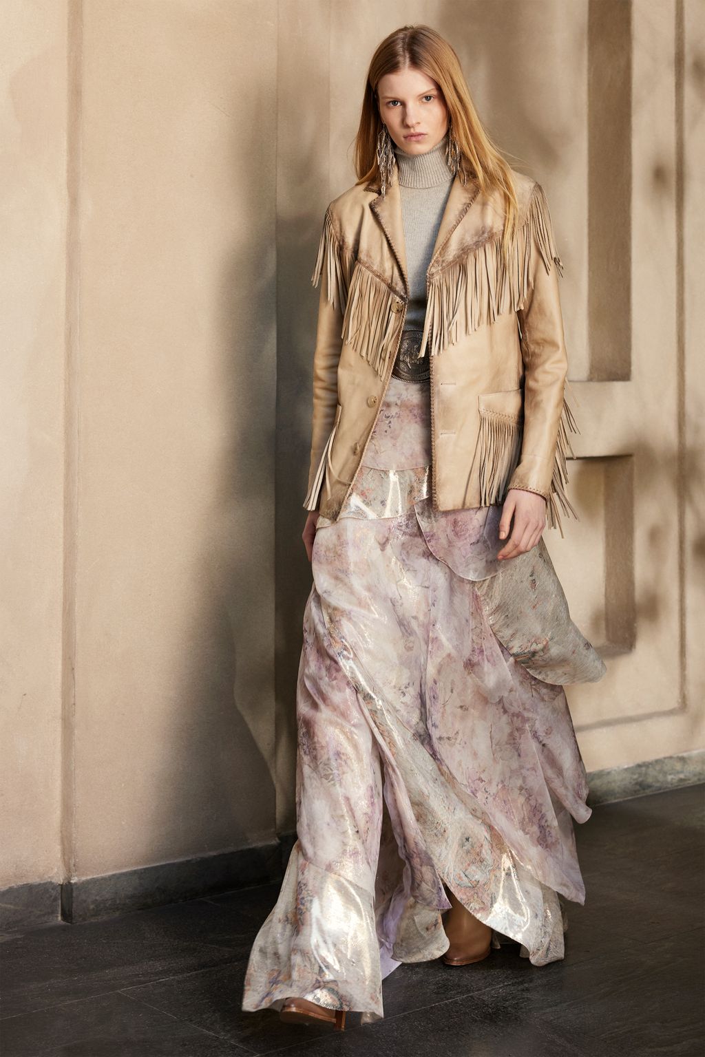 Fashion Week New York Fall/Winter 2023 look 5 de la collection Ralph Lauren Collection womenswear