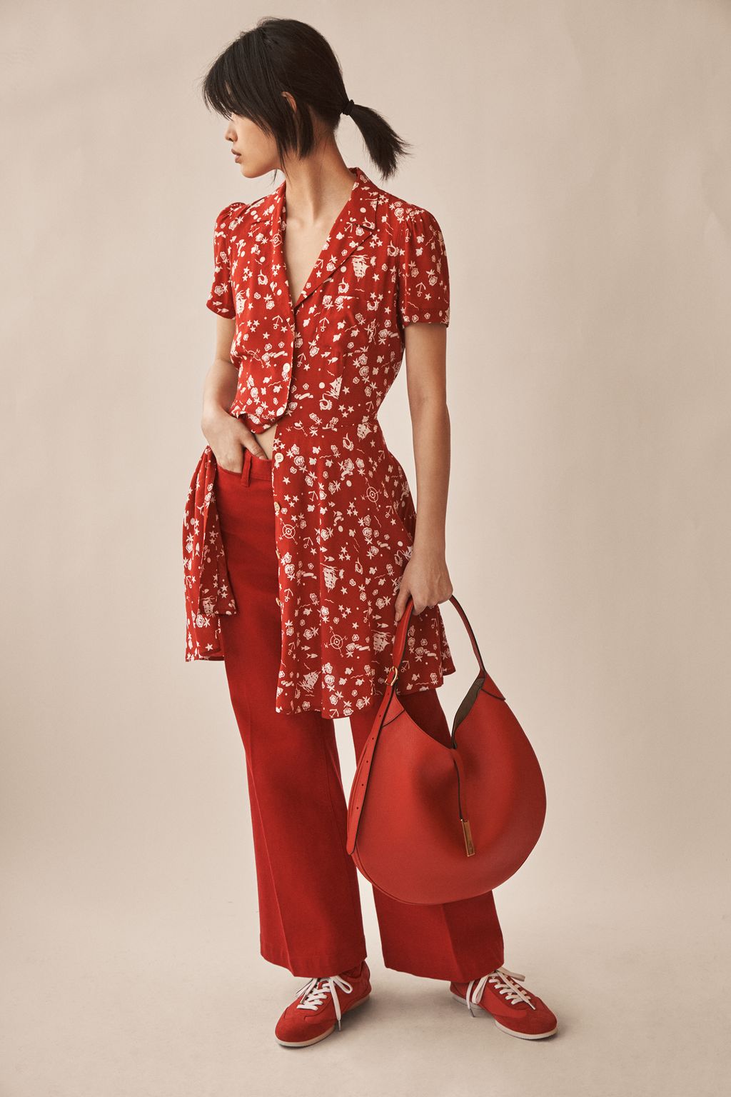 Fashion Week New York Spring/Summer 2024 look 55 de la collection Polo Ralph Lauren womenswear