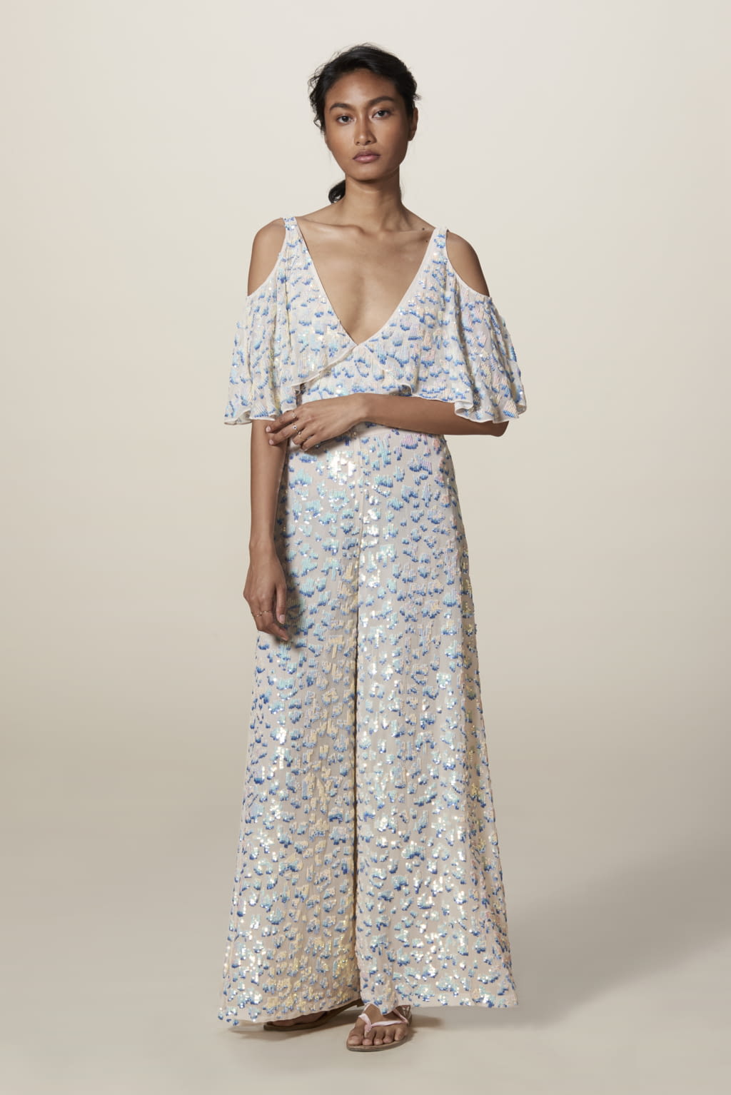 Fashion Week London Resort 2018 look 34 from the Temperley London collection womenswear
