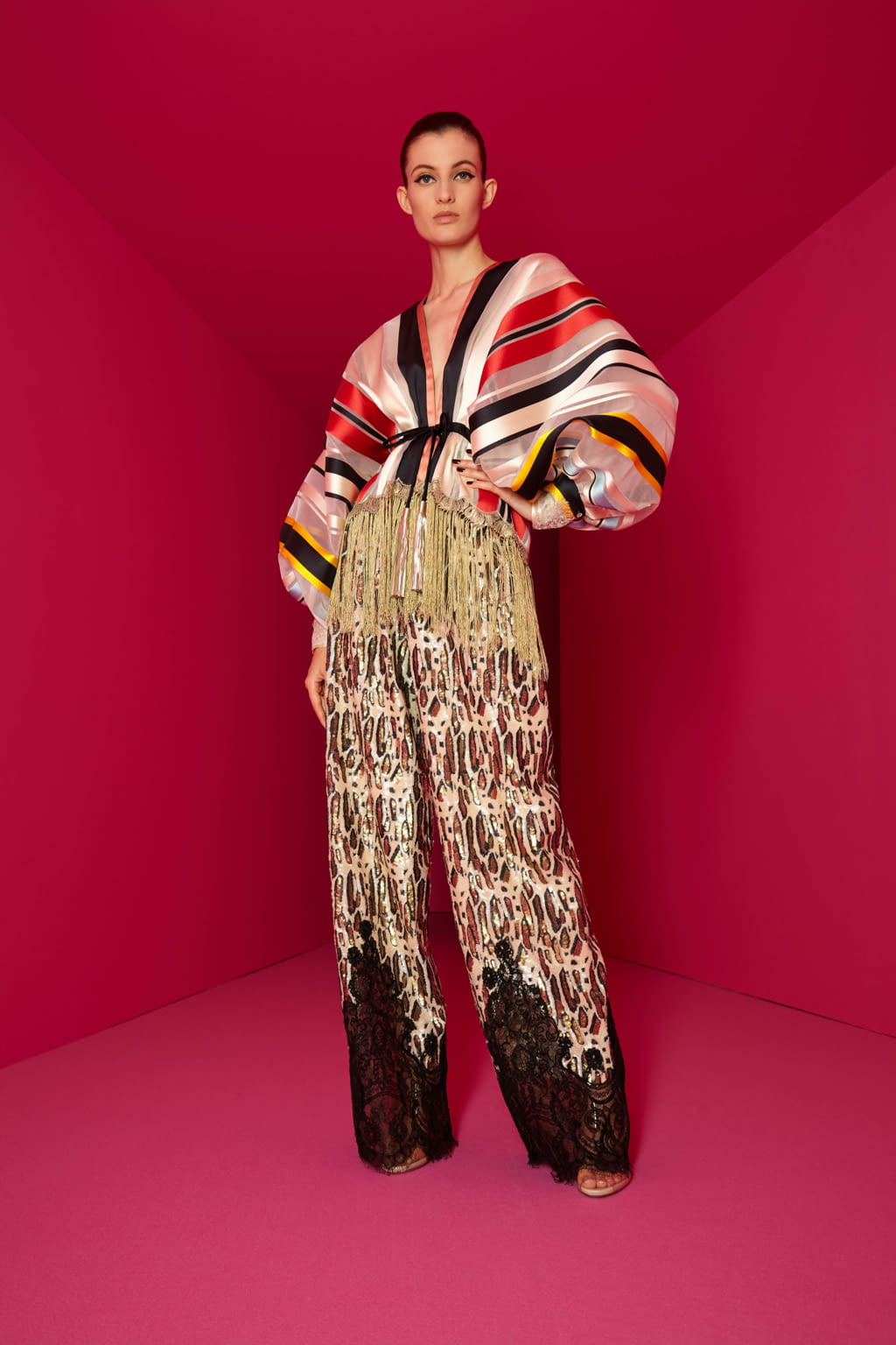 Fashion Week Paris Fall/Winter 2020 look 6 from the Alexis Mabille collection couture