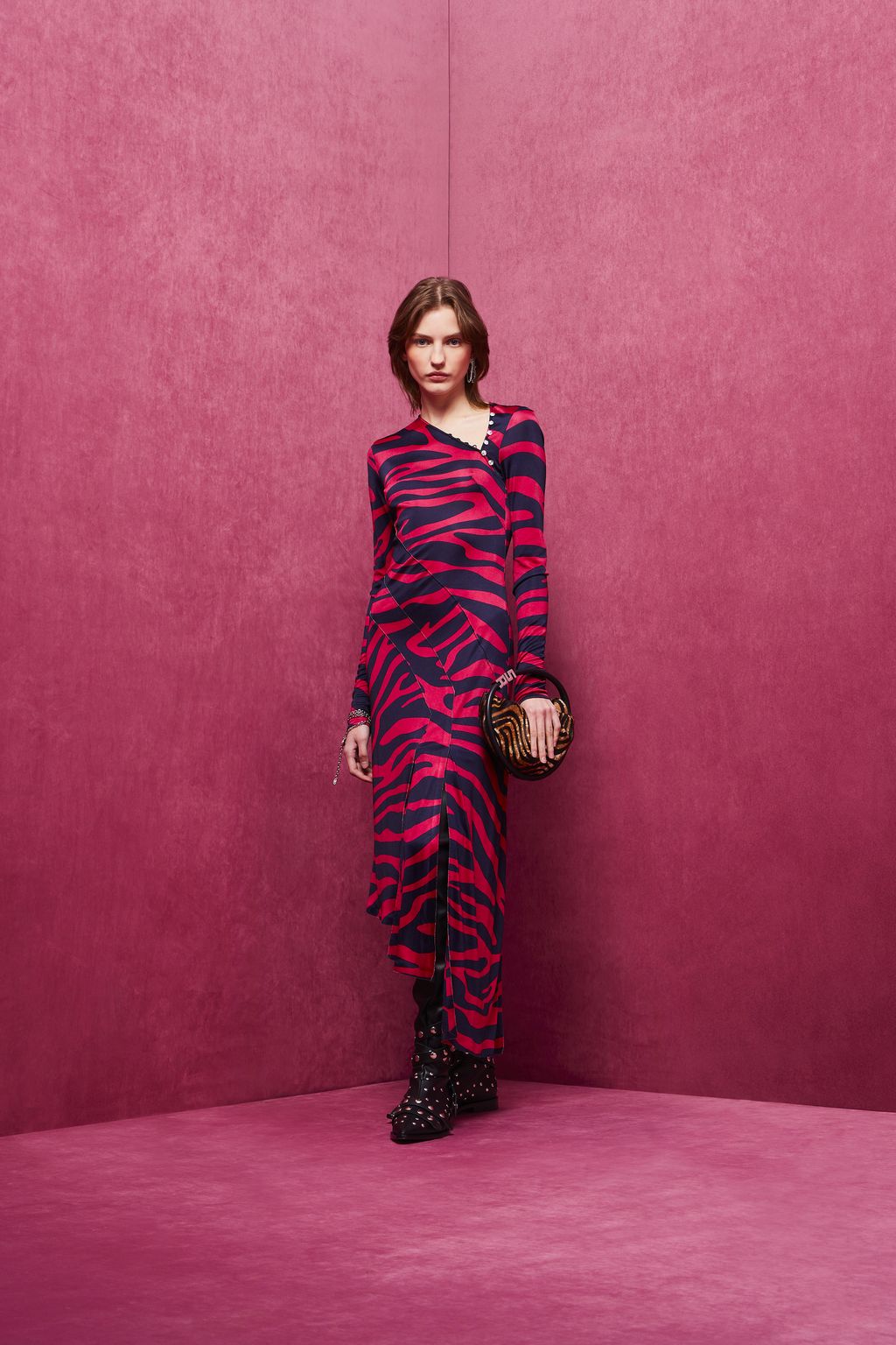 Fashion Week Paris Fall/Winter 2024 look 9 de la collection Sonia Rykiel womenswear
