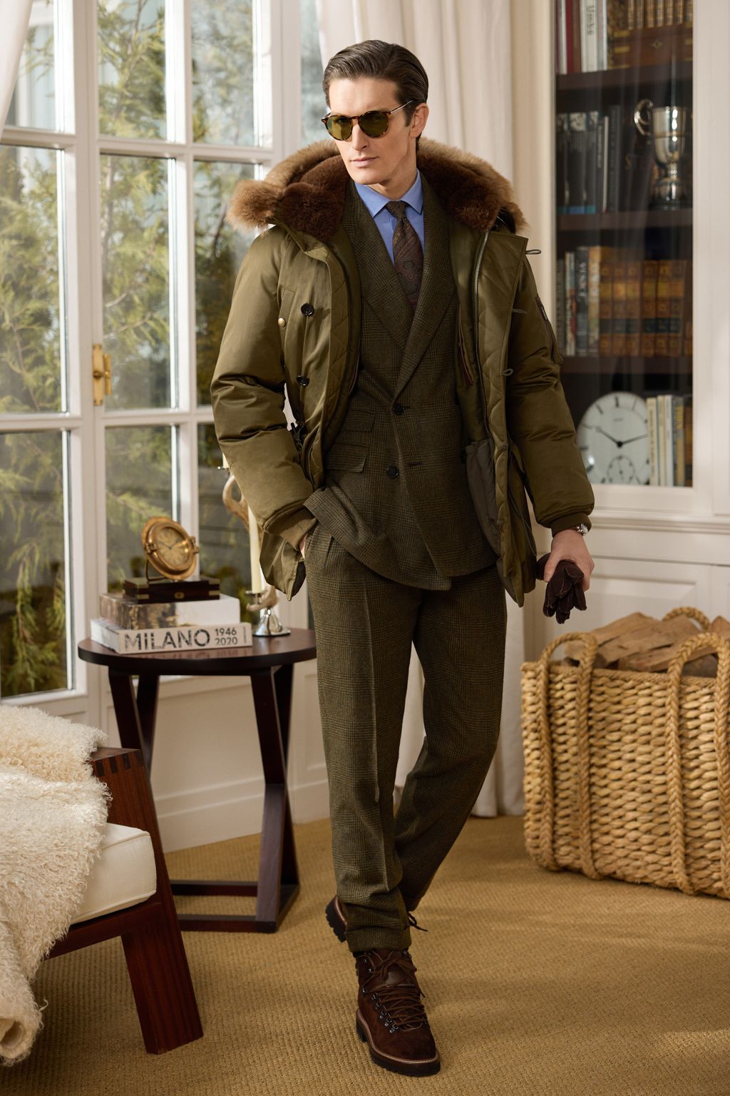 Ralph Lauren Purple Label FW25 menswear #9 - Tagwalk: The Fashion