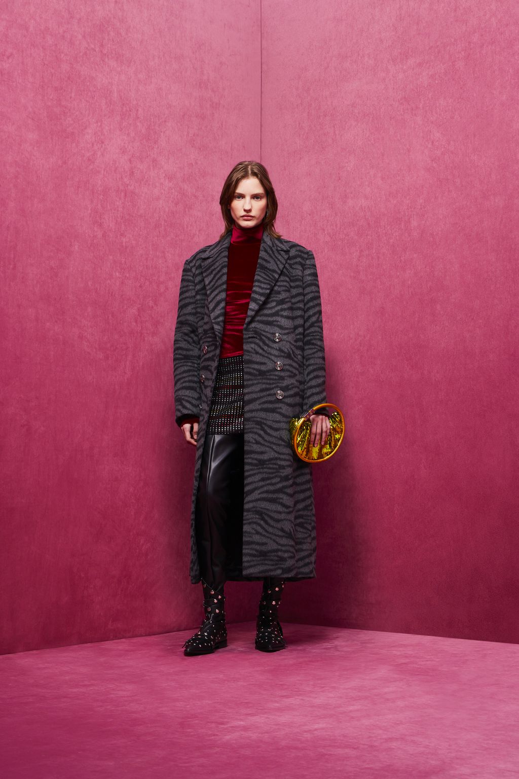 Fashion Week Paris Fall/Winter 2024 look 10 de la collection Sonia Rykiel womenswear