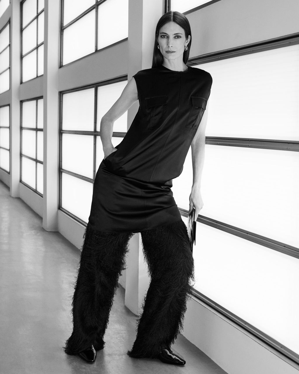 Fashion Week Paris Fall/Winter 2025 look 13 de la collection Loulou de Saison womenswear