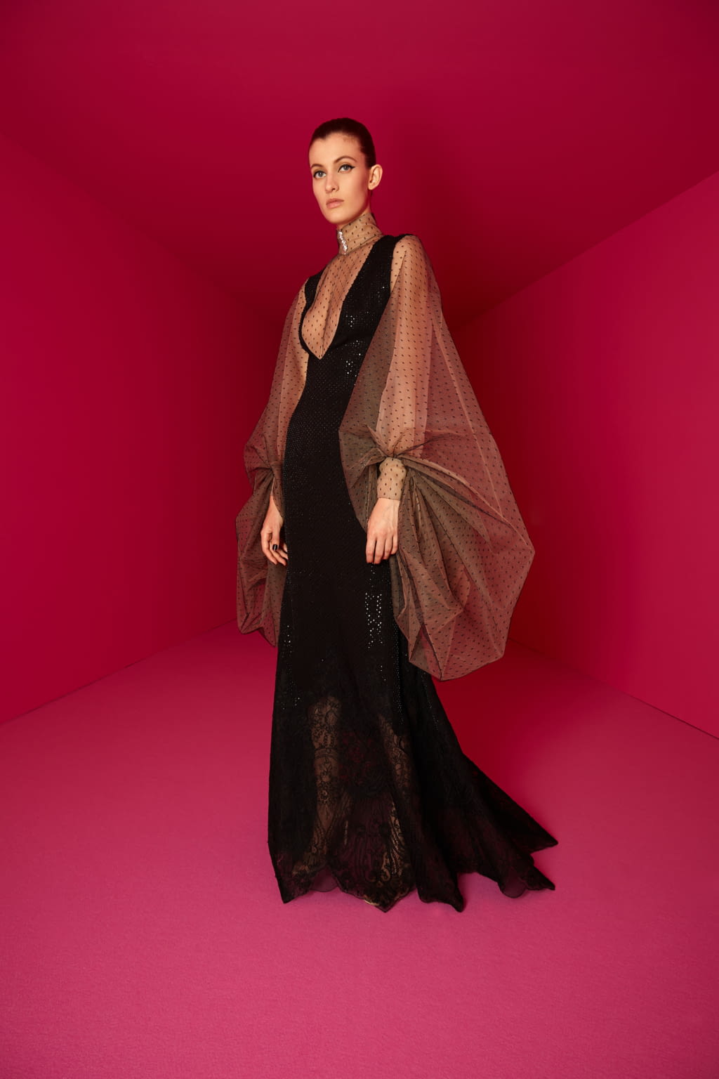 Fashion Week Paris Fall/Winter 2020 look 9 from the Alexis Mabille collection couture