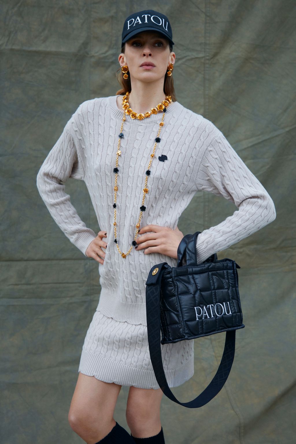 Fashion Week Paris Fall/Winter 2022 look 13 de la collection Patou womenswear