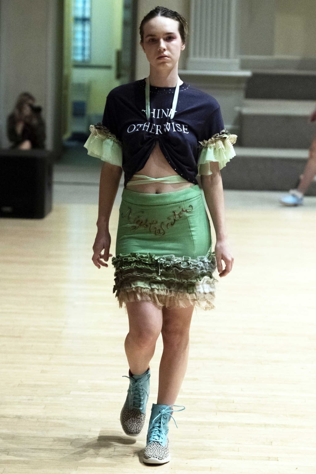 Fashion Week New York Spring/Summer 2019 look 13 from the Lou Dallas collection womenswear