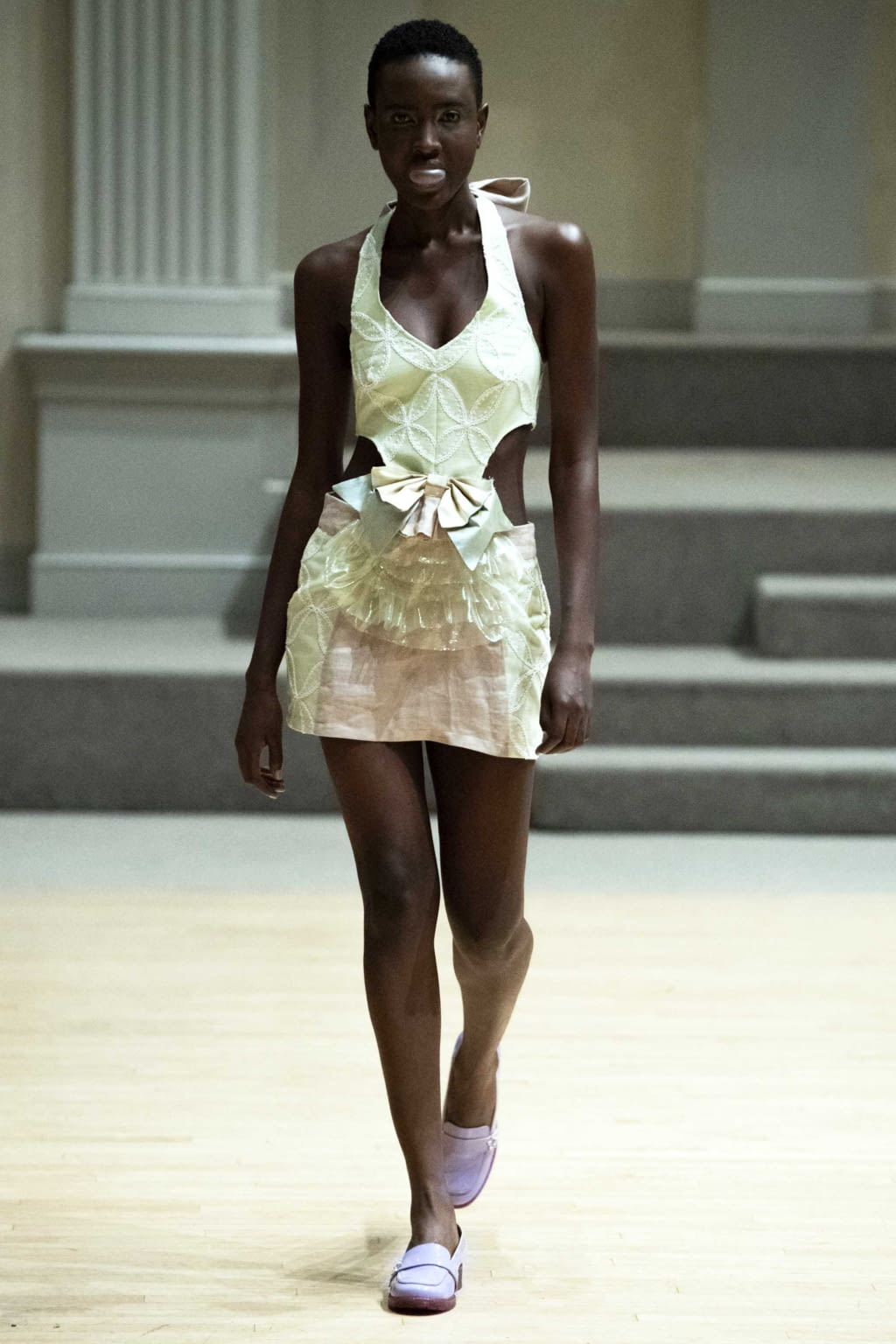 Fashion Week New York Spring/Summer 2019 look 22 from the Lou Dallas collection womenswear