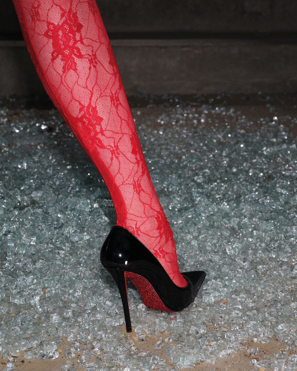 Fashion Week Paris Spring/Summer 2025 look 8 from the Christian Louboutin collection womenswear accessories