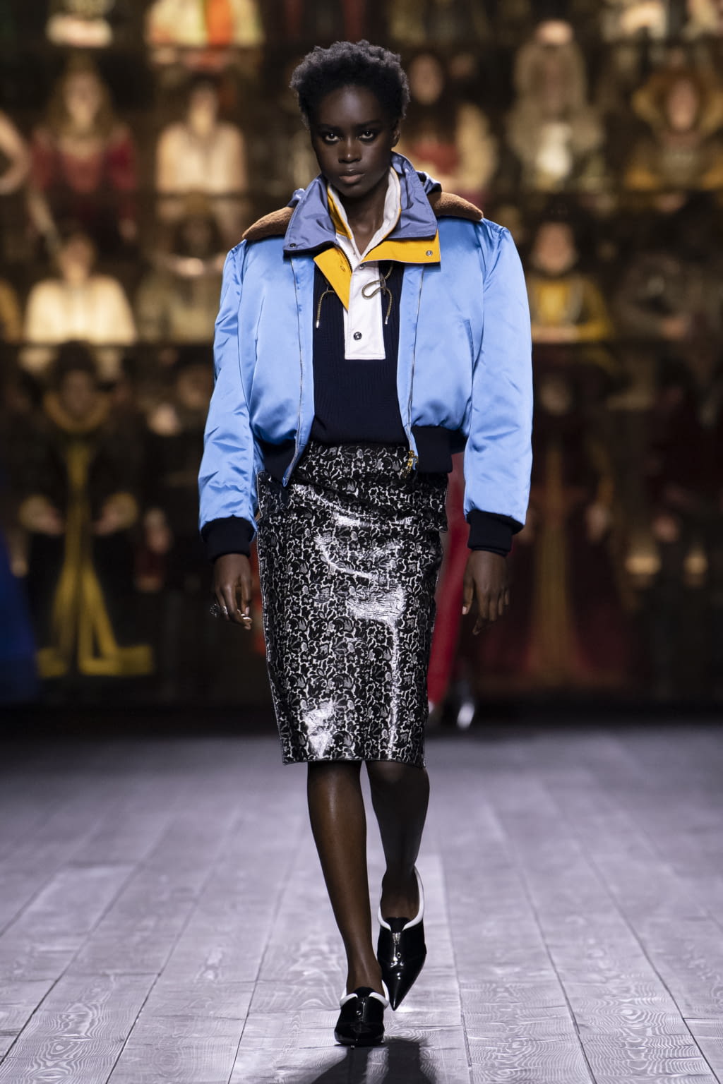 Fashion Week Paris Fall/Winter 2020 look 20 de la collection Louis Vuitton womenswear