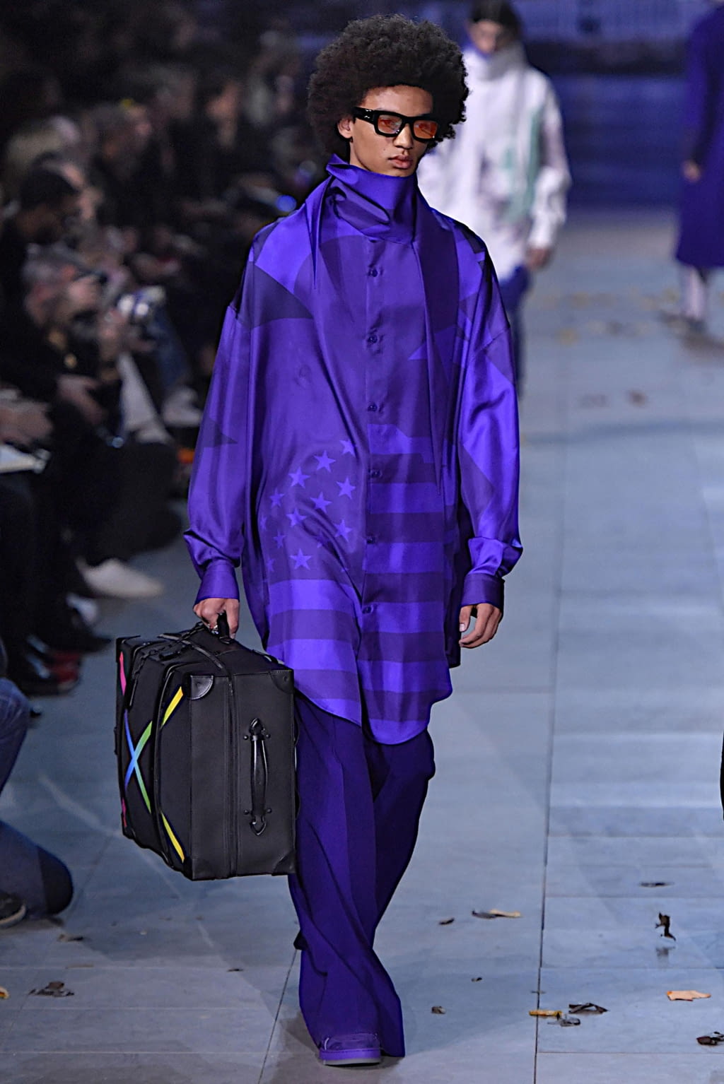 Fashion Week Paris Fall/Winter 2019 look 27 from the Louis Vuitton collection 男装