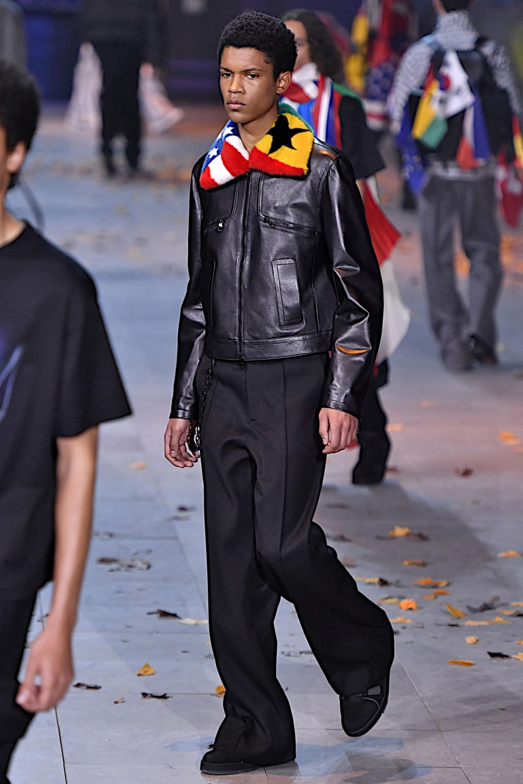 Fashion Week Paris Fall/Winter 2019 look 59 from the Louis Vuitton collection 男装