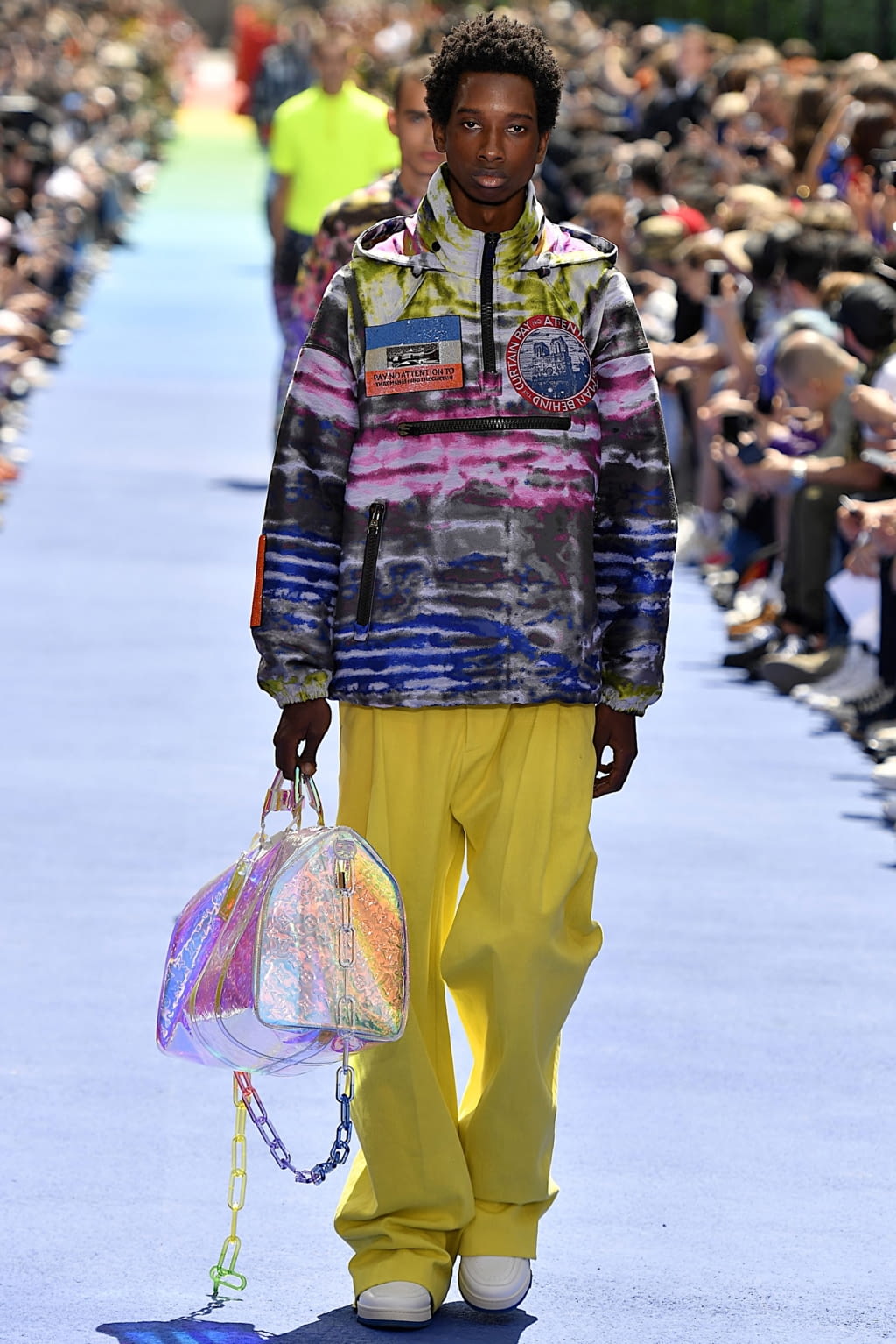 Fashion Week Paris Spring/Summer 2019 look 28 from the Louis Vuitton collection menswear