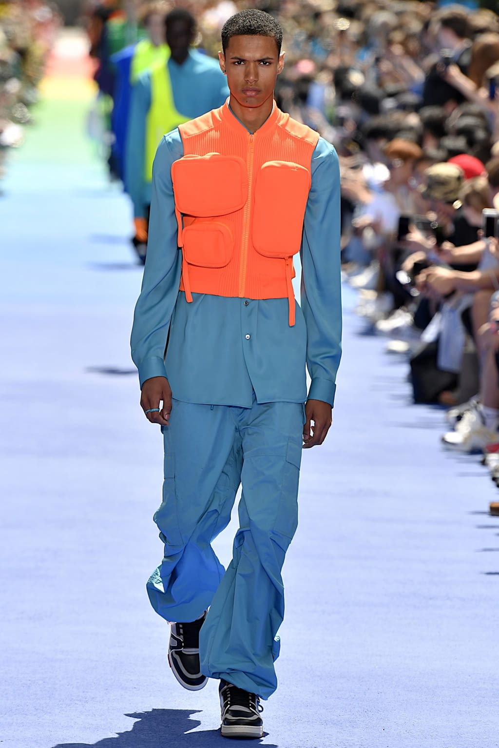 Fashion Week Paris Spring/Summer 2019 look 38 from the Louis Vuitton collection menswear