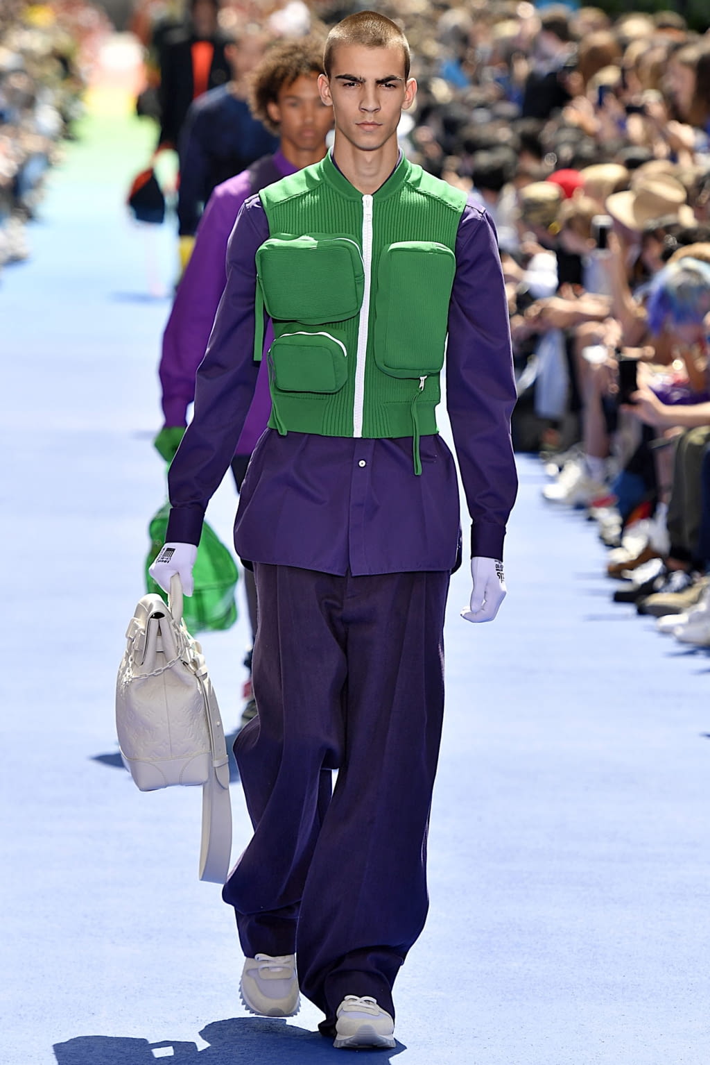Fashion Week Paris Spring/Summer 2019 look 42 from the Louis Vuitton collection menswear