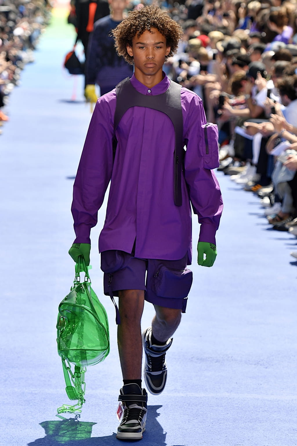 Fashion Week Paris Spring/Summer 2019 look 43 from the Louis Vuitton collection menswear