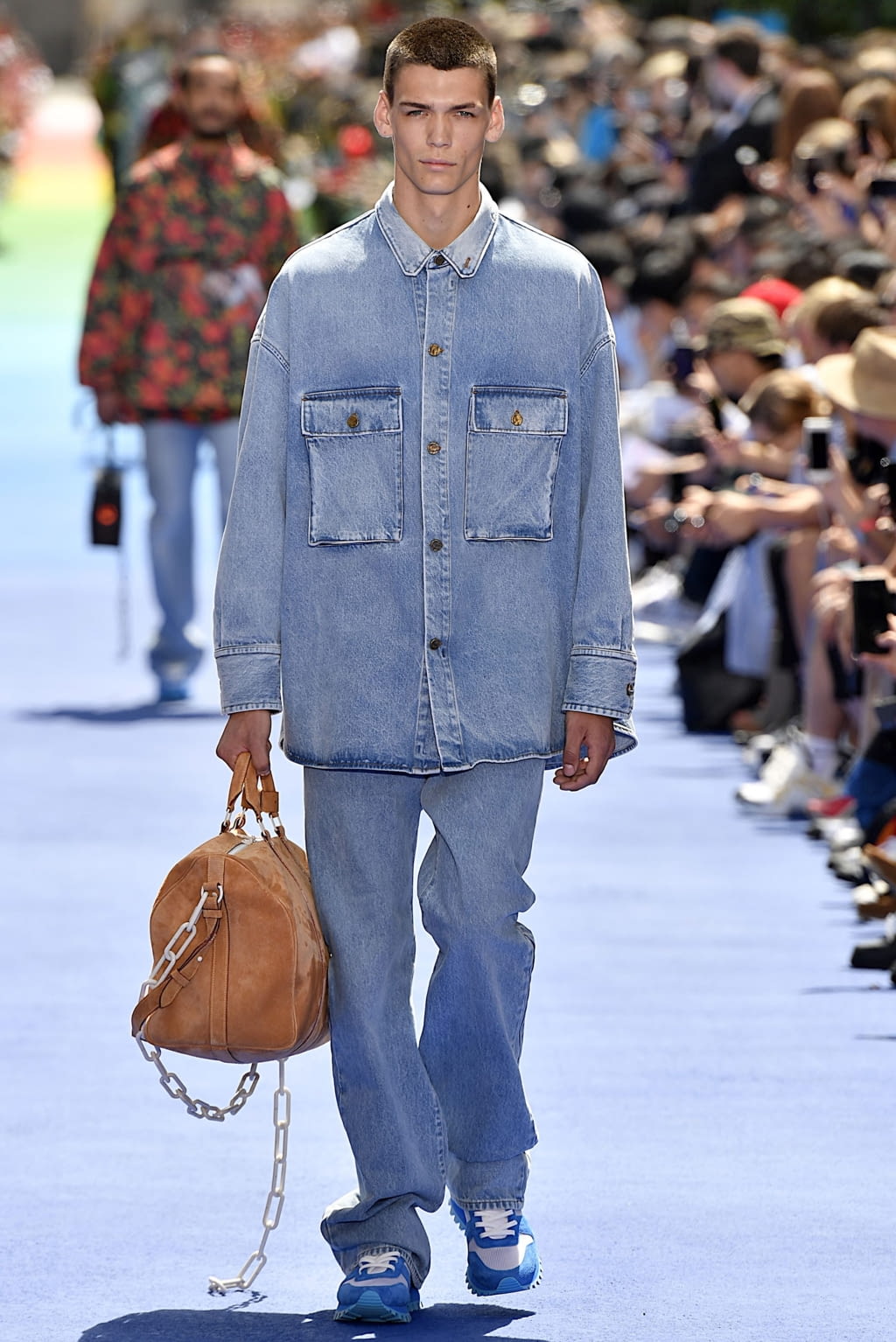 Fashion Week Paris Spring/Summer 2019 look 49 from the Louis Vuitton collection menswear
