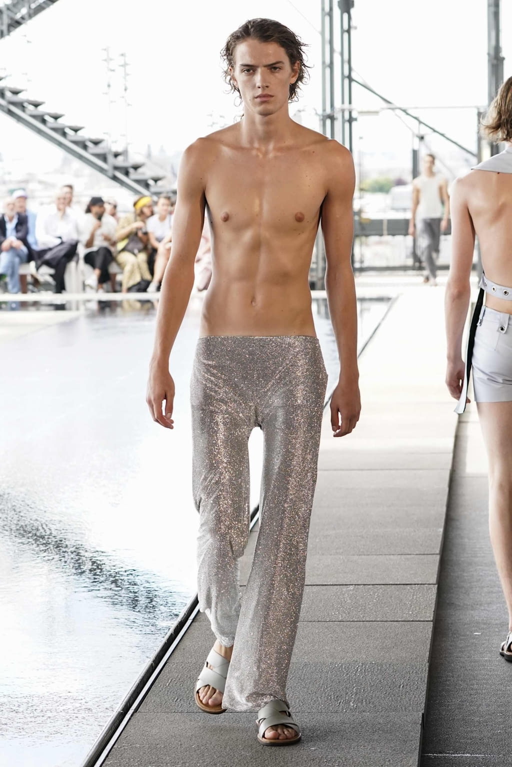 Fashion Week Paris Spring/Summer 2020 look 22 from the Ludovic de Saint Sernin collection menswear