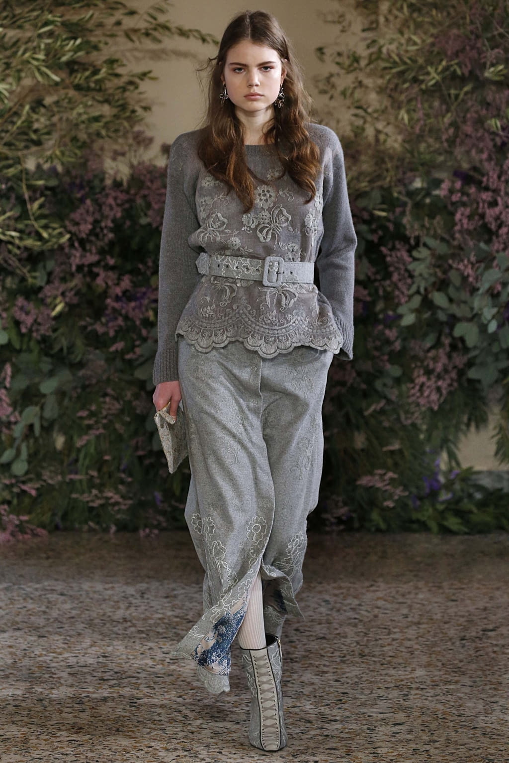 Fashion Week Milan Fall/Winter 2018 look 1 from the Luisa Beccaria collection womenswear