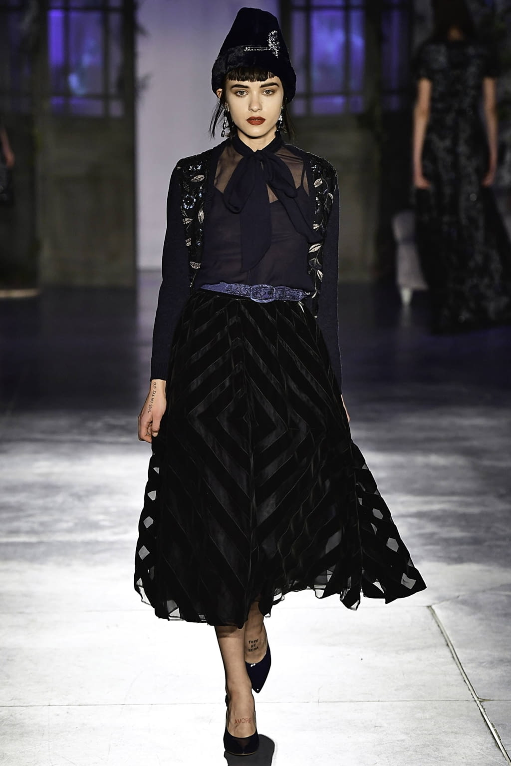 Fashion Week Milan Fall/Winter 2019 look 22 de la collection Luisa Beccaria womenswear