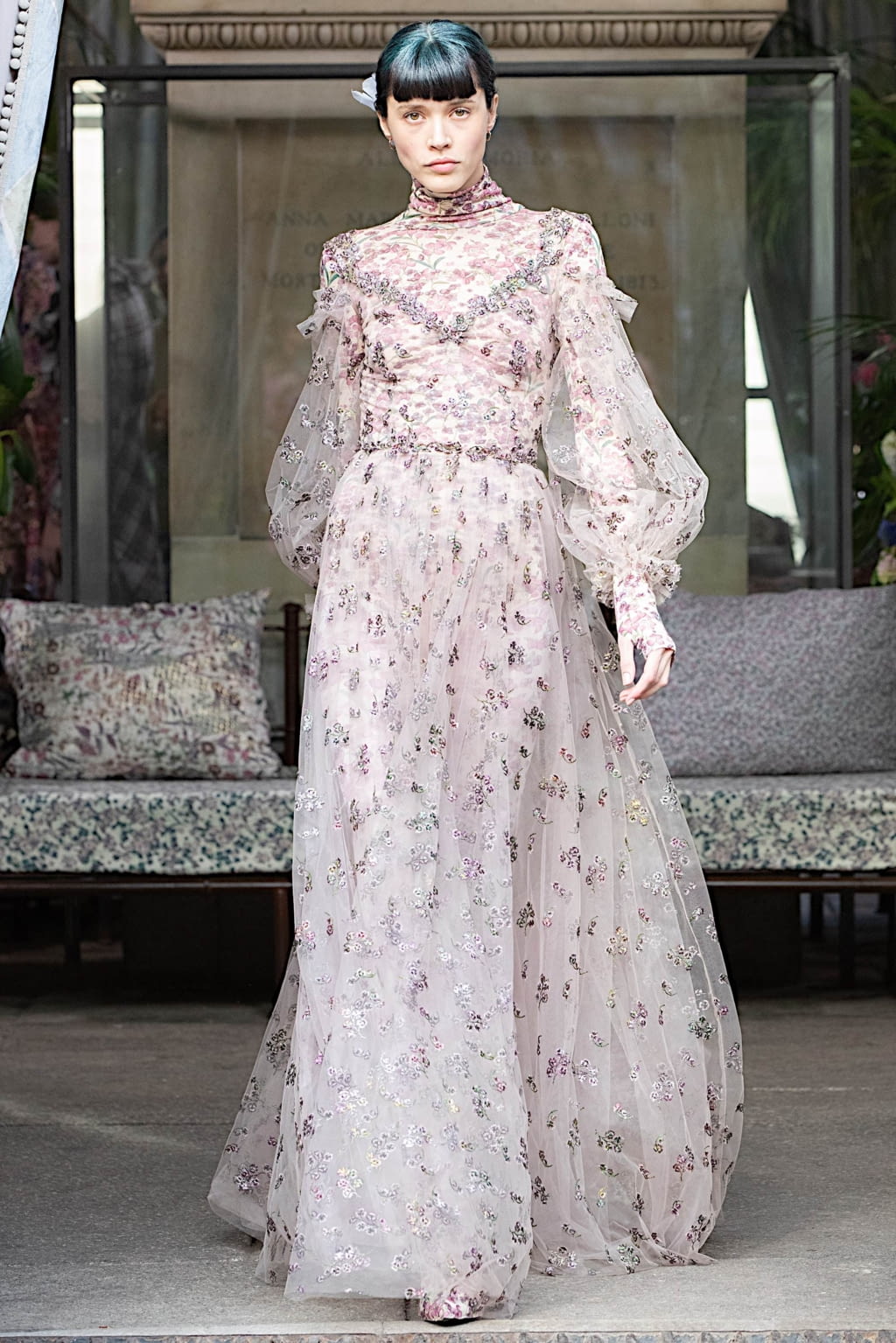 Fashion Week Milan Fall/Winter 2020 look 10 from the Luisa Beccaria collection womenswear