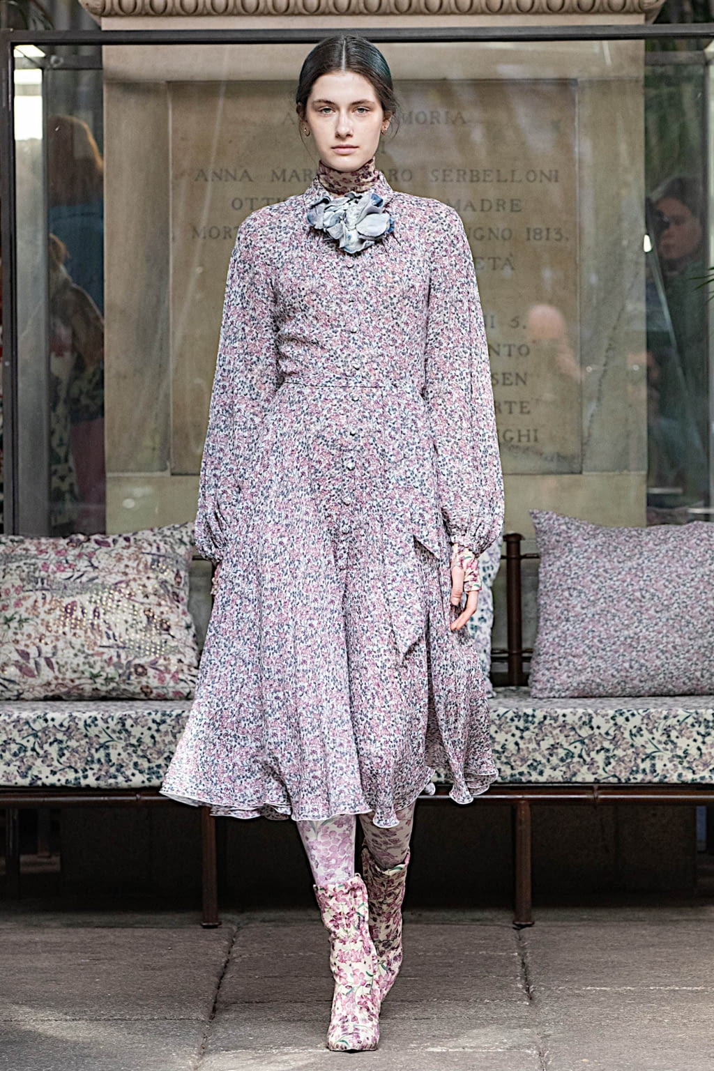 Fashion Week Milan Fall/Winter 2020 look 11 from the Luisa Beccaria collection womenswear