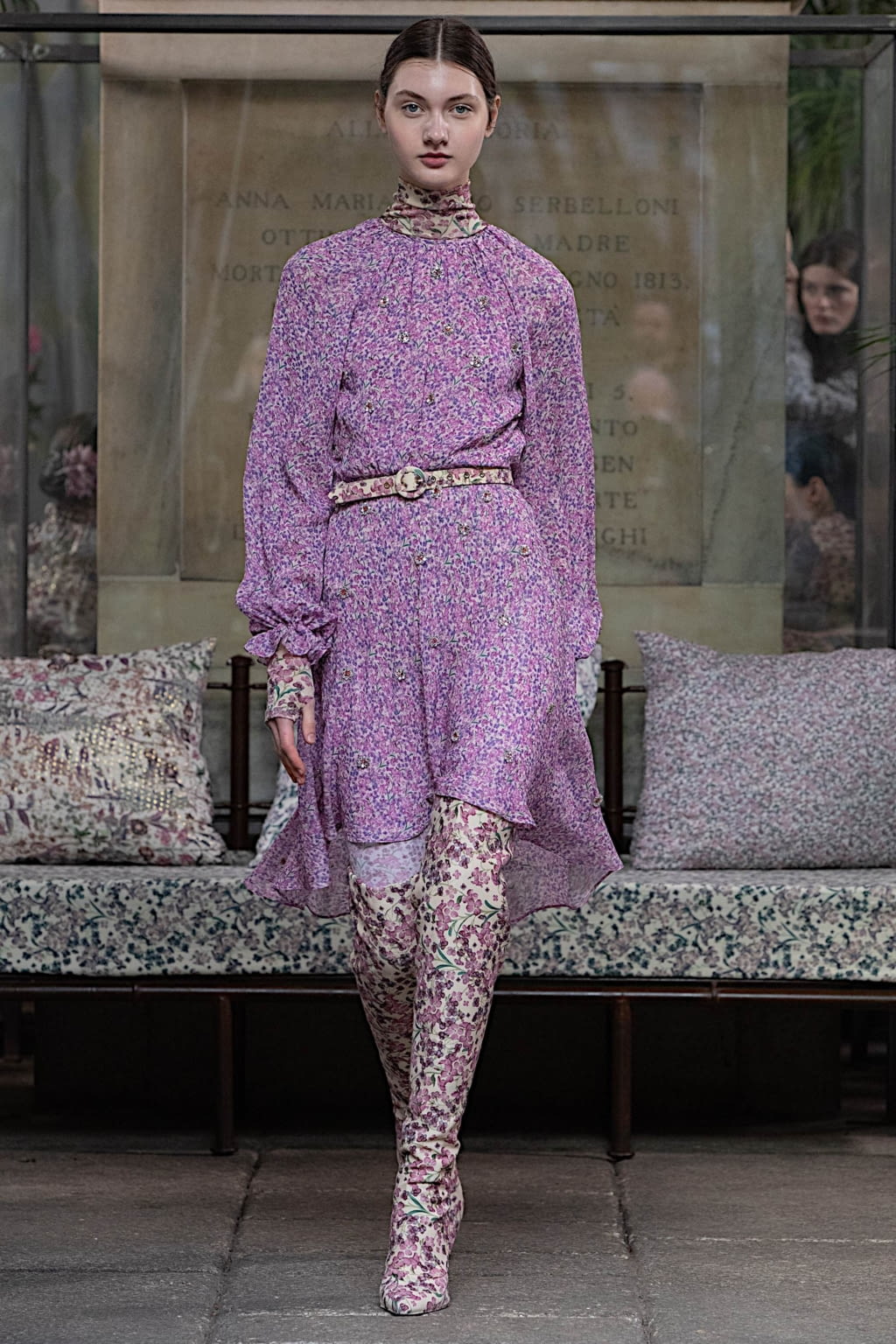 Fashion Week Milan Fall/Winter 2020 look 14 from the Luisa Beccaria collection womenswear