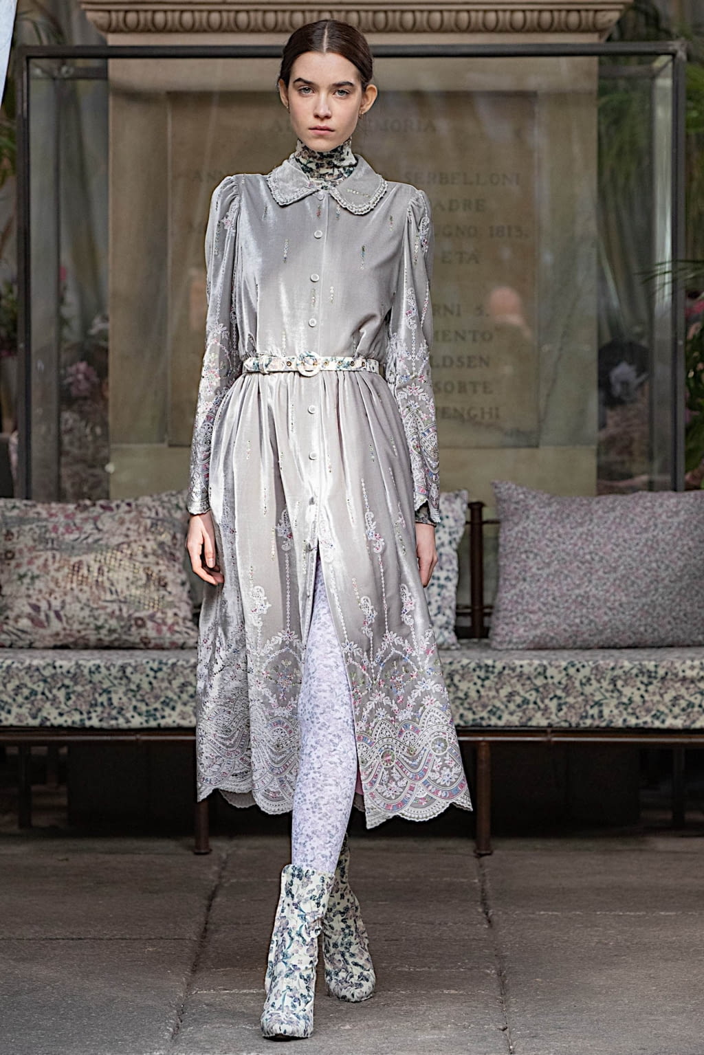 Fashion Week Milan Fall/Winter 2020 look 15 from the Luisa Beccaria collection womenswear