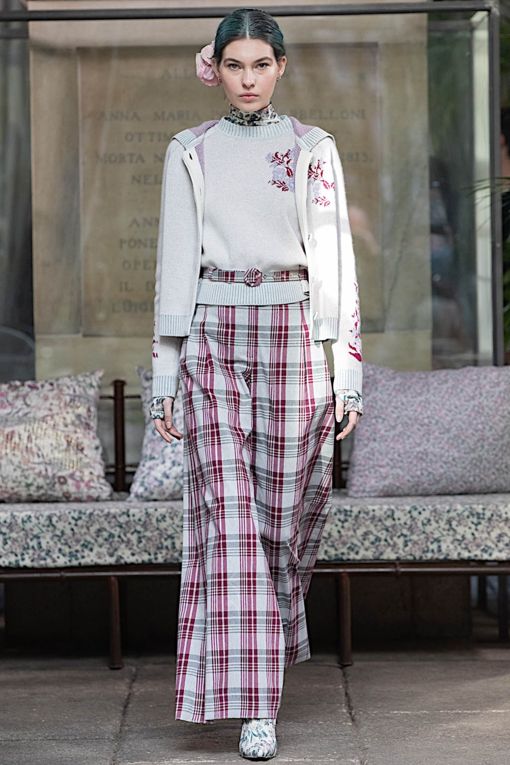 Fashion Week Milan Fall/Winter 2020 look 16 from the Luisa Beccaria collection womenswear