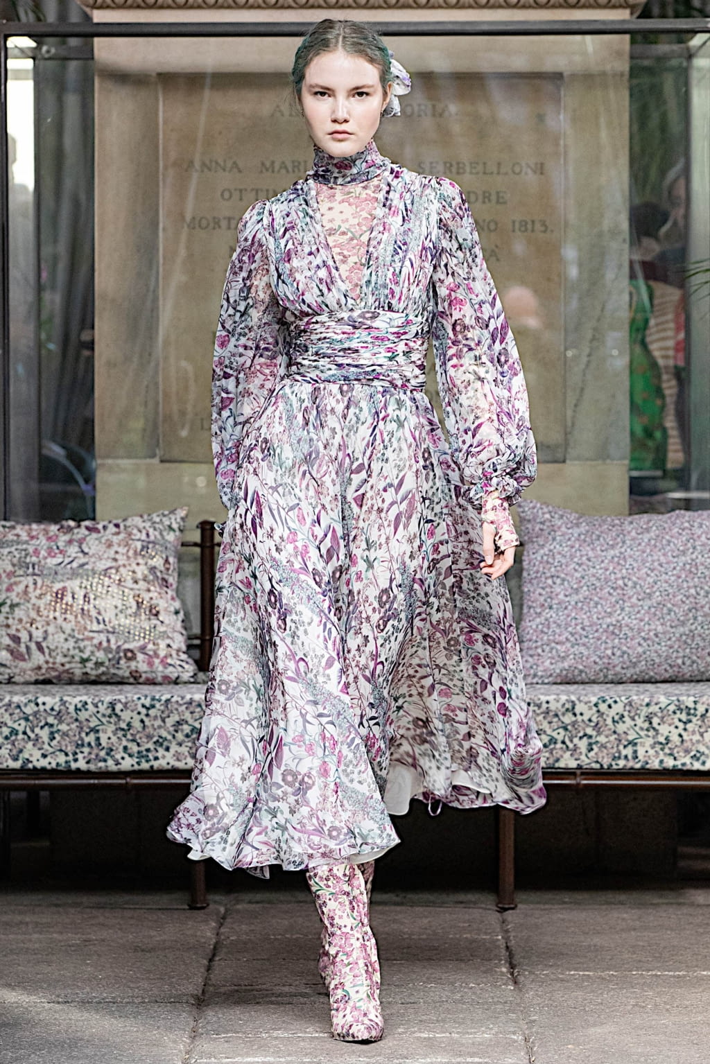 Fashion Week Milan Fall/Winter 2020 look 26 from the Luisa Beccaria collection womenswear