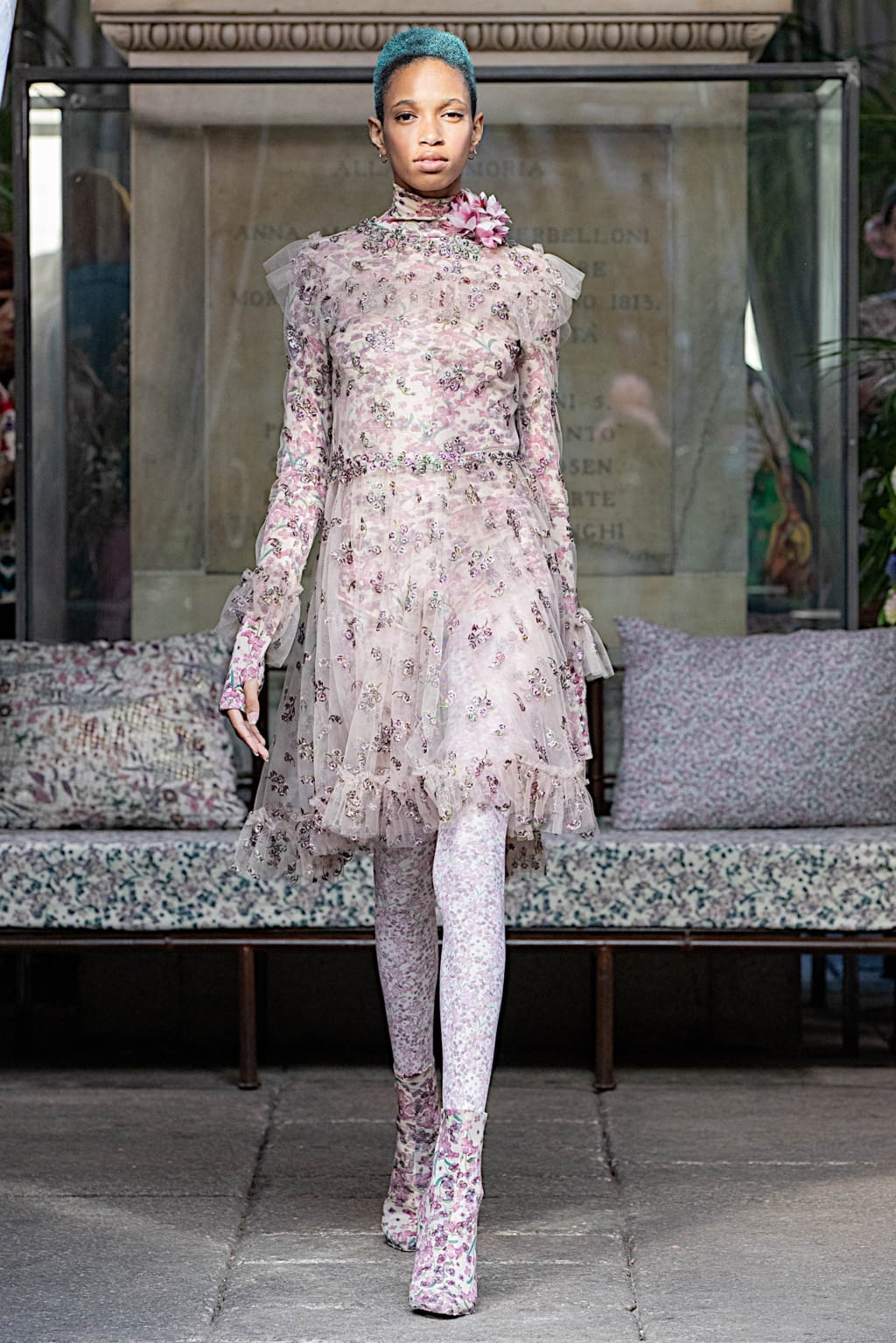 Fashion Week Milan Fall/Winter 2020 look 30 from the Luisa Beccaria collection womenswear