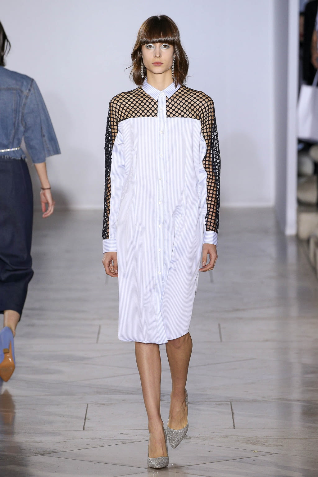 Fashion Week Paris Spring/Summer 2018 look 13 from the Lutz Huelle collection womenswear