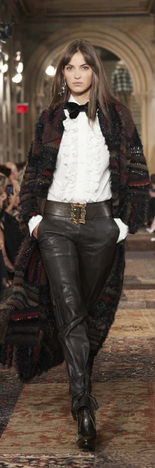 Fashion Week New York Fall/Winter 2018 look 35 from the Ralph Lauren collection 女装