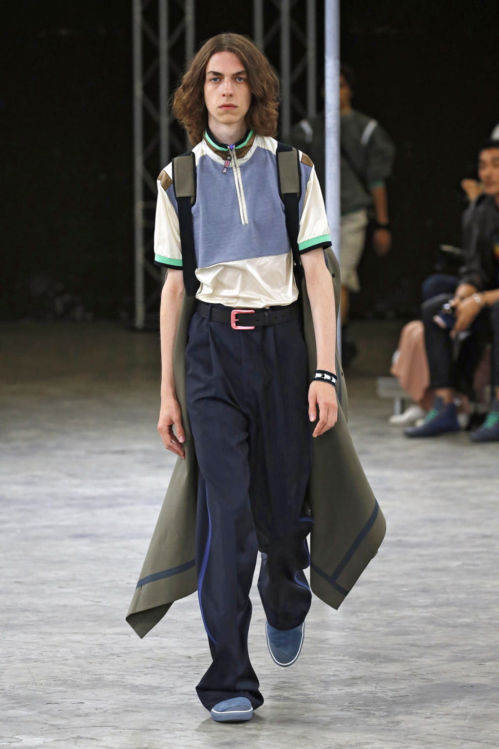 Fashion Week Paris Spring/Summer 2018 look 30 from the Lanvin collection 男装