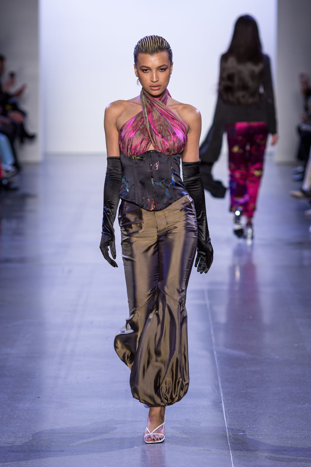Fashion Week New York Fall/Winter 2020 look 15 de la collection Kim Shui womenswear