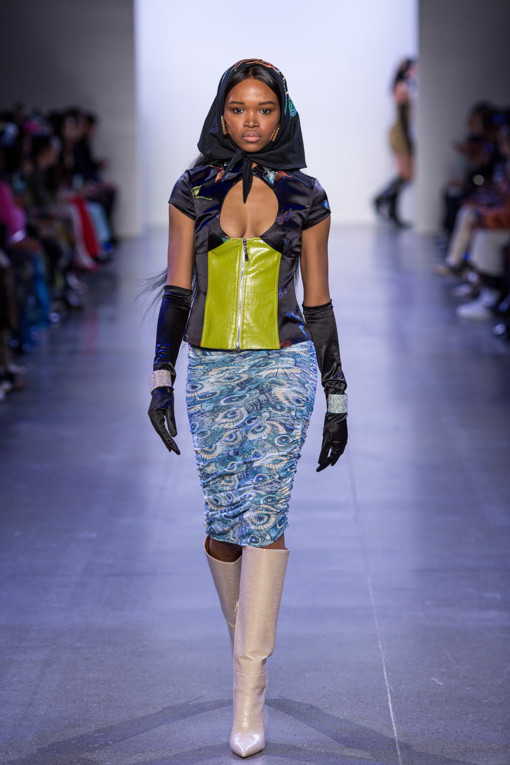 Fashion Week New York Fall/Winter 2020 look 24 de la collection Kim Shui womenswear