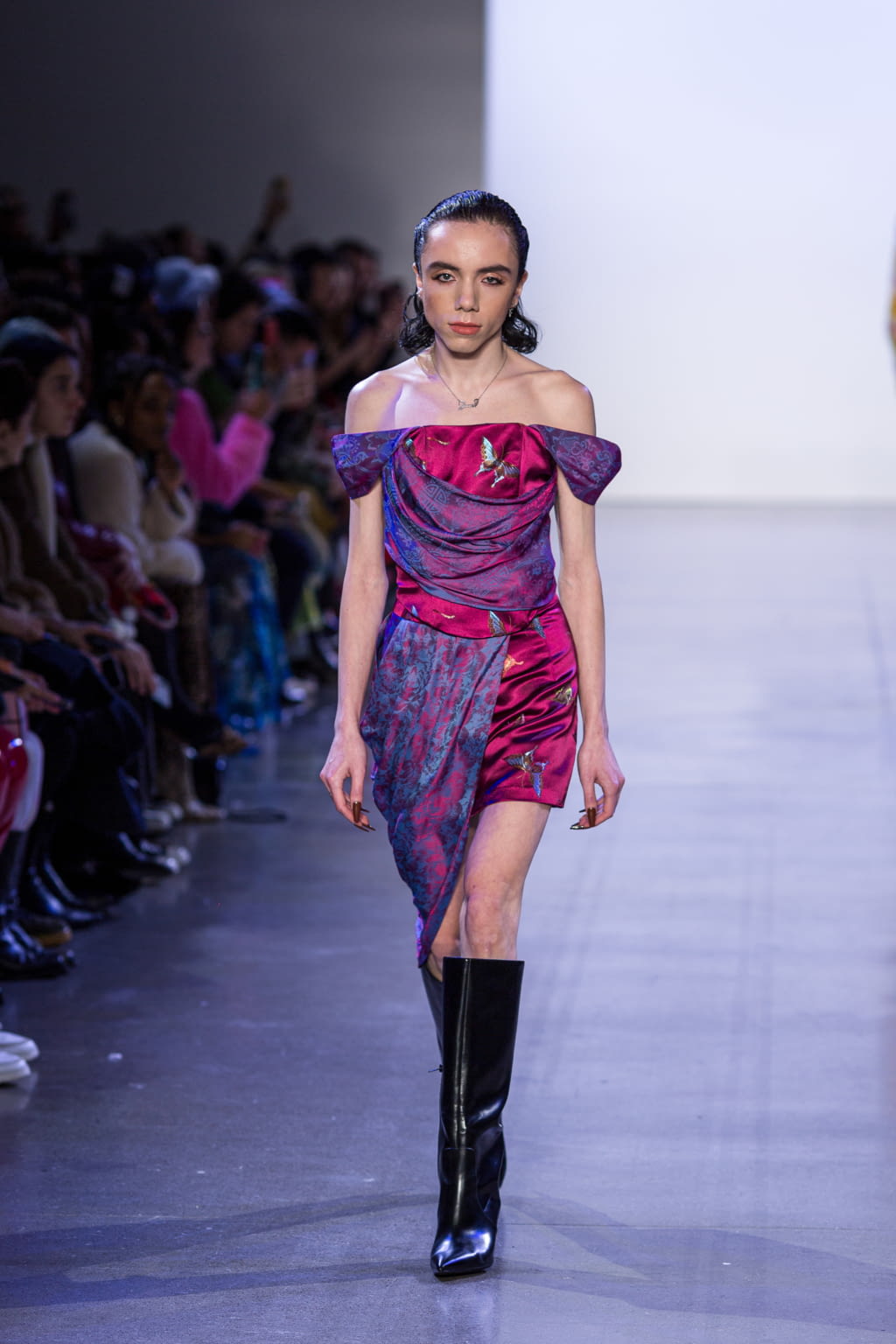 Fashion Week New York Fall/Winter 2020 look 35 from the Kim Shui collection 女装